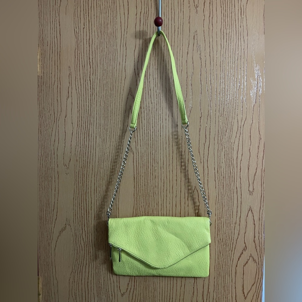 NWOT Express yellow envelope purse